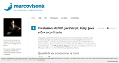 Desktop Screenshot of marcovisona.it